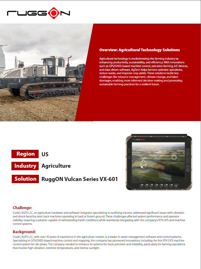 Maximize Agricultural Efficiency with RuggON VX-601